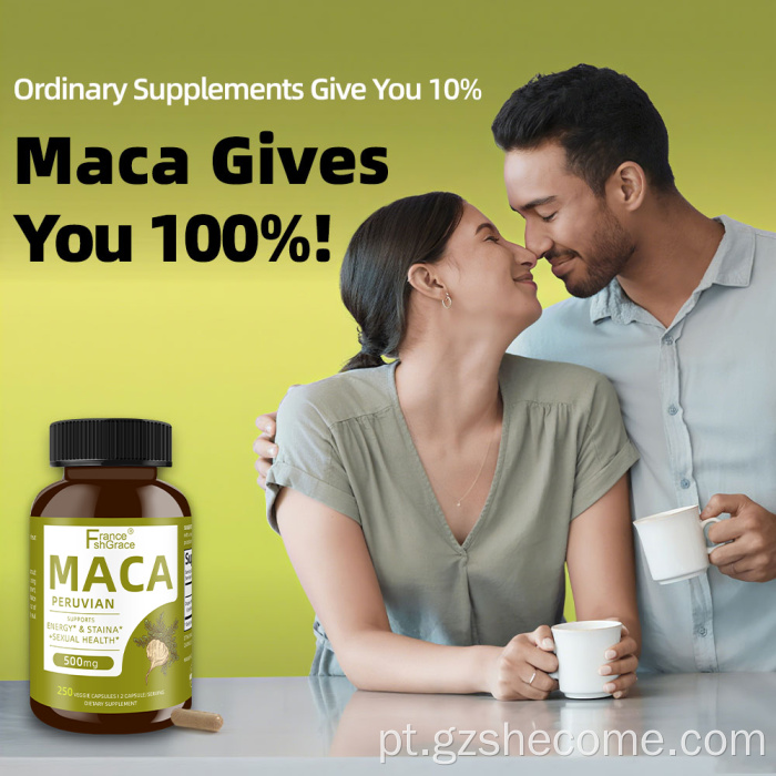 Suplemento raiz de maca para mulheres suplemento de maca orgânica